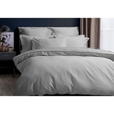 Belledorm 500 TC Premium Polycotton Duvet Cover Set Platinum Super King - 2 Standard Pillowcases Belledorm 500 TC Premium Polycotton Duvet Cover Set Platinum Super King - 2 Standard Pillowcases