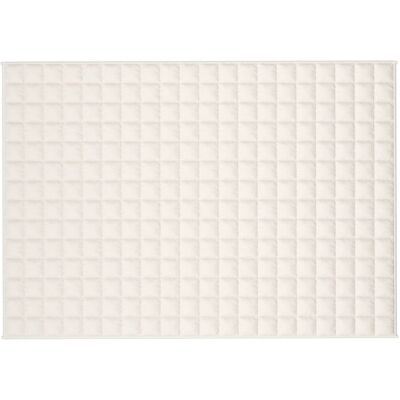 Brayden Studio Scouley Weighted Blanket Cream W135 x L200cm Brayden Studio Scouley Weighted Blanket Cream W135 x L200cm