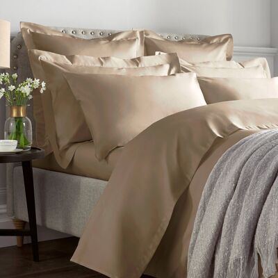 17 Stories Marview 1000 Thread Count Cotton Sateen Flat Sheet Flax Kingsize (5') 17 Stories Marview 1000 Thread Count Cotton Sateen Flat Sheet Flax Kingsize (5')
