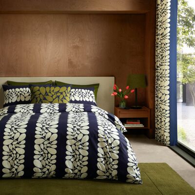 Orla Kiely Sycamore Stripe Bedset Blue;White Double Orla Kiely Sycamore Stripe Bedset Blue;White Double