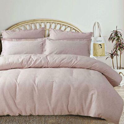 Ebern Designs Fozia Blush Pink 100% Cotton 180 TC 3 Piece Duvet Cover Set Blush Pink Ebern Designs Fozia Blush Pink 100% Cotton 180 TC 3 Piece Duvet Cover Set Blush Pink