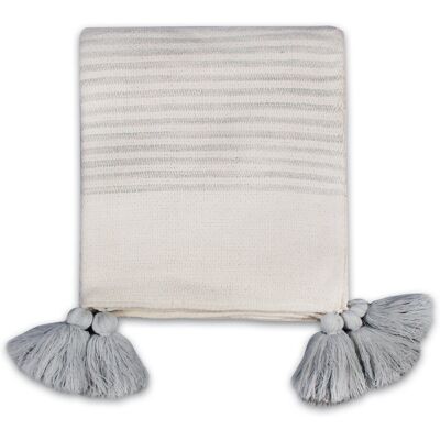 Bloomsbury Market Antimony Throw Grey 125cm W X 150cm L Bloomsbury Market Antimony Throw Grey 125cm W X 150cm L