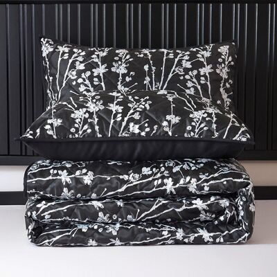 Marlow Home Co. Abhipsa Luxury Jacquard Bedspread Sets Black King Bedspread - 2 Shams Marlow Home Co. Abhipsa Luxury Jacquard Bedspread Sets Black King Bedspread - 2 Shams
