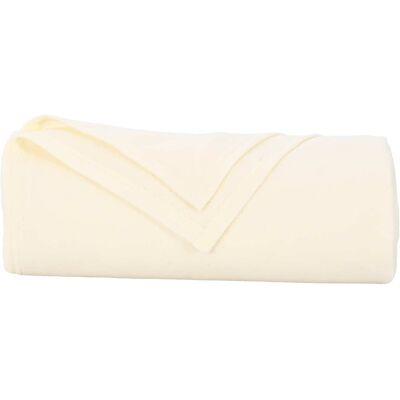 Vidaxl Throw Blanket Cream 280 X 210 Cm Fleece Cream 270cm x 240cm Vidaxl Throw Blanket Cream 280 X 210 Cm Fleece Cream 270cm x 240cm
