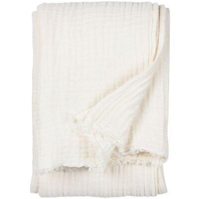 Yard Lark Large Throw White W240 x L260cm Yard Lark Large Throw White W240 x L260cm