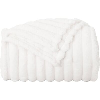 Vidaxl Throw Blanket White 270 X 240 Cm Fleece White 240cm x 220cm Vidaxl Throw Blanket White 270 X 240 Cm Fleece White 240cm x 220cm