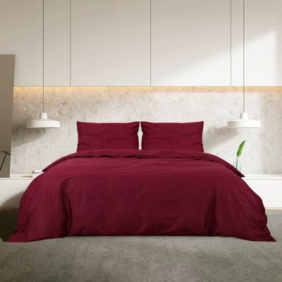 Symple Stuff Black Egyptian Quality Cotton Traditional Duvet Cover Set Red 240 x 220 cm + 60 x 70 cm Symple Stuff Black Egyptian Quality Cotton Traditional Duvet Cover Set Red 240 x 220 cm + 60 x 70 cm