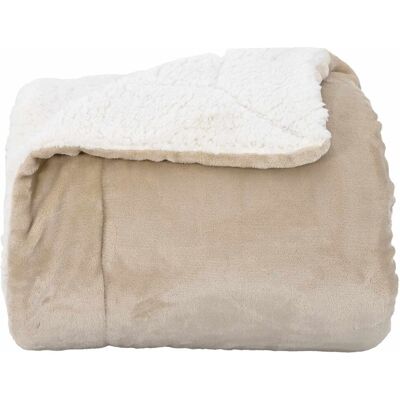 Vidaxl Throw Blanket Black 150 X 200 Cm Fleece Beige 150cm x 130cm Vidaxl Throw Blanket Black 150 X 200 Cm Fleece Beige 150cm x 130cm