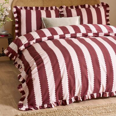 Wylder Birdie Stripe Cotton Blend Duvet Cover Set Set Super King Duvet Cover Set Wylder Birdie Stripe Cotton Blend Duvet Cover Set Set Super King Duvet Cover Set