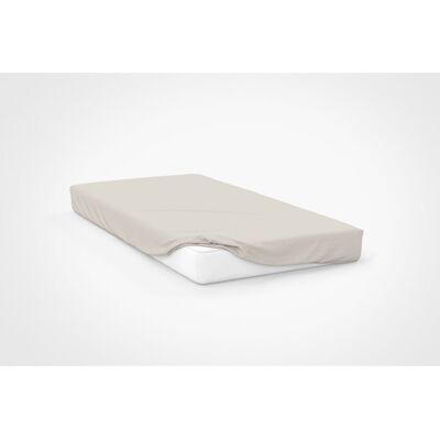 Belledorm Plain Dye 200 Thread Count Egyptian-Quality Cotton Fitted Sheet Ivory Super King (6') Belledorm Plain Dye 200 Thread Count Egyptian-Quality Cotton Fitted Sheet Ivory Super King (6')