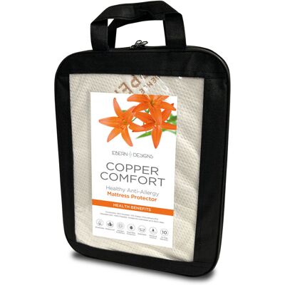 Ebern Designs Copper Comfort Mattress Protector Super King (6') Ebern Designs Copper Comfort Mattress Protector Super King (6')