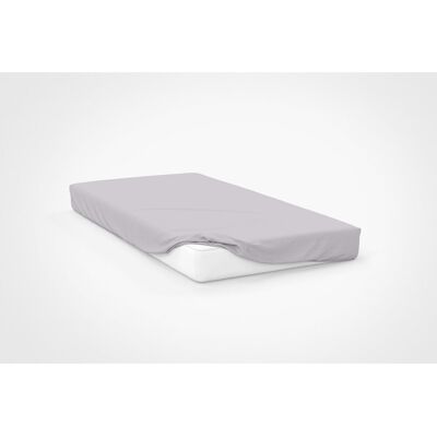 Belledorm Plain Dye 200 Thread Count Egyptian-Quality Cotton Fitted Sheet Platinum Super King (6') Belledorm Plain Dye 200 Thread Count Egyptian-Quality Cotton Fitted Sheet Platinum Super King (6')