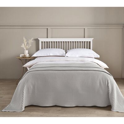 Symple Stuff Hotel Waffle Blanket Bedspread Dove Grey 225 x 250cm Bedspread Symple Stuff Hotel Waffle Blanket Bedspread Dove Grey 225 x 250cm Bedspread