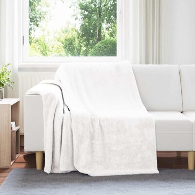 Vidaxl Throw Blanket Black 150 X 200 Cm Fleece White 200cm x 150cm Vidaxl Throw Blanket Black 150 X 200 Cm Fleece White 200cm x 150cm