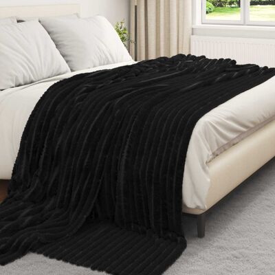 Vidaxl Throw Blanket White 270 X 240 Cm Fleece Black 240cm x 220cm Vidaxl Throw Blanket White 270 X 240 Cm Fleece Black 240cm x 220cm