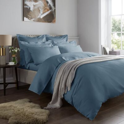 17 Stories Marview 1000 Thread Count Sateen Standard Fitted Sheet Midnight Teal Super King (6') 17 Stories Marview 1000 Thread Count Sateen Standard Fitted Sheet Midnight Teal Super King (6')