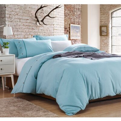 Hykkon Salvatore Duvet Cover Aqua Double Hykkon Salvatore Duvet Cover Aqua Double