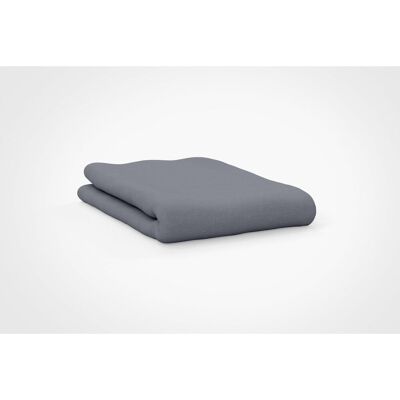 Belledorm Plain Dye 200 Thread Count Egyptian-Quality Cotton Flat Sheet Dark Grey Super King (6') Belledorm Plain Dye 200 Thread Count Egyptian-Quality Cotton Flat Sheet Dark Grey Super King (6')