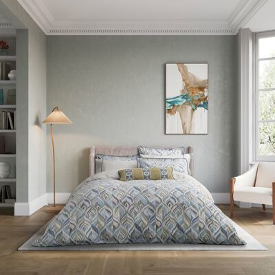 Bedeck of Belfast Rayanne Cotton Duvet Cover Set Single Duvet Cover + 1 Pillowcase Bedeck of Belfast Rayanne Cotton Duvet Cover Set Single Duvet Cover + 1 Pillowcase