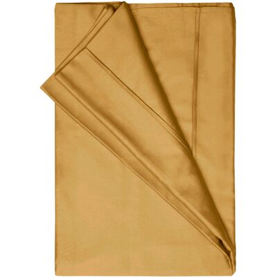Belledorm Plain Dye 200 TC Egyptian-Quality Cotton Percale Flat Sheet Ochre Double (4'6) Belledorm Plain Dye 200 TC Egyptian-Quality Cotton Percale Flat Sheet Ochre Double (4'6)