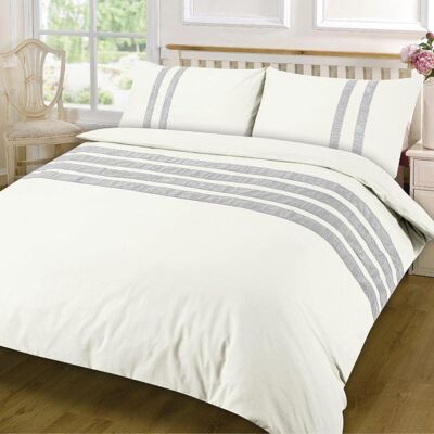 17 Stories Fienley Duvet Cover Set Luxury Double Bedding Set 100% Egyptian-Quality Cotton Percale 200TC Cream Super King Duvet Cover + 2 Standard Pillowcases 17 Stories Fienley Duvet Cover Set Luxury Double Bedding Set 100% Egyptian-Quality Cotton Percale 200TC Cream Super King Duvet Cover + 2 Standard Pillowcases