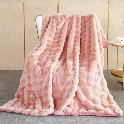 Canora Grey Ashritha Throw Blanket Pink 200cm x 130cm Canora Grey Ashritha Throw Blanket Pink 200cm x 130cm