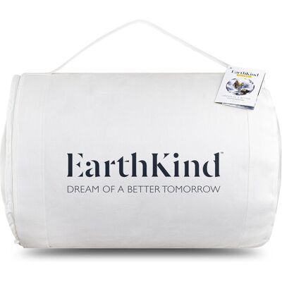 EarthKind Feather & Down Eco Friendly Sustainable 4.5 Tog Summer Cotton Cover Duvet White Single EarthKind Feather & Down Eco Friendly Sustainable 4.5 Tog Summer Cotton Cover Duvet White Single