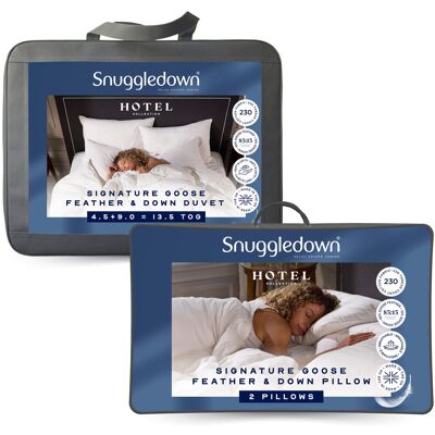 Snuggledown King Goose Feather & Down Duvet 13.5 Tog - All Seasons Snuggledown King Goose Feather & Down Duvet 13.5 Tog - All Seasons