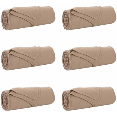 Vidaxl Throw Blankets 6 Pcs Cream 240 X 220 Cm Fleece Camel 210cm x 140cm Vidaxl Throw Blankets 6 Pcs Cream 240 X 220 Cm Fleece Camel 210cm x 140cm