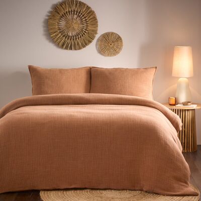 Yard Ribble Bedding Orange Super King Duvet Cover + 2 Standard Pillowcases Yard Ribble Bedding Orange Super King Duvet Cover + 2 Standard Pillowcases
