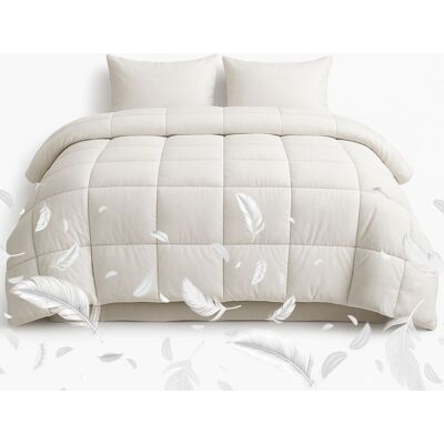 Opulent Home 13.5 Tog Winter Duck Feather & Down Duvet Anti-Allergy Cotton Down-Proof Cover Extra Warm Luxury Quilt White King Opulent Home 13.5 Tog Winter Duck Feather & Down Duvet Anti-Allergy Cotton Down-Proof Cover Extra Warm Luxury Quilt White King