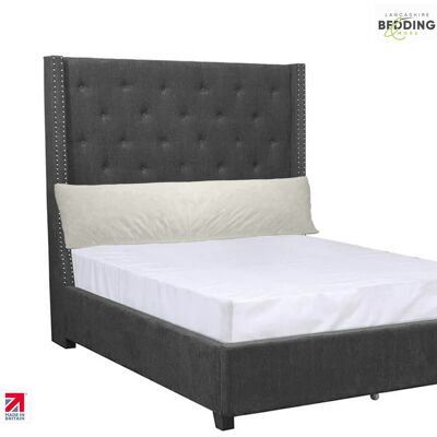 Lancashire Textiles Ltd Full Body Bolster, Polycotton Casing, Hollowfiber Filling, Orthopedic Soft Support Pillow Cream 48 x 92 cm Lancashire Textiles Ltd Full Body Bolster, Polycotton Casing, Hollowfiber Filling, Orthopedic Soft Support Pillow Cream 48 x 92 cm