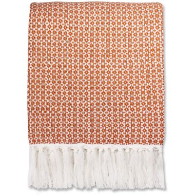 Bloomsbury Market Trill Throw Clay Orange 125cm W X 150cm L Bloomsbury Market Trill Throw Clay Orange 125cm W X 150cm L