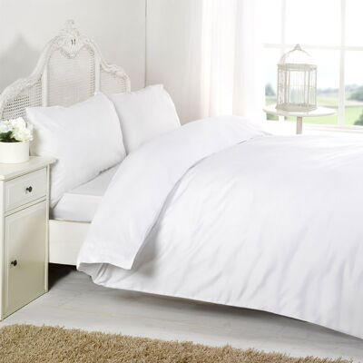 Ebern Designs Brittneyann Duvet Cover Set White Super King Duvet Cover + 2 Standard Pillowcases Ebern Designs Brittneyann Duvet Cover Set White Super King Duvet Cover + 2 Standard Pillowcases