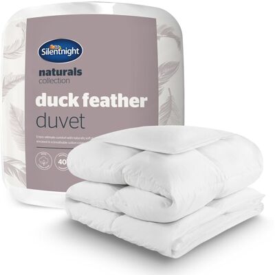 Silentnight Duck Feather 10.5 Tog Duvet White Super King Silentnight Duck Feather 10.5 Tog Duvet White Super King