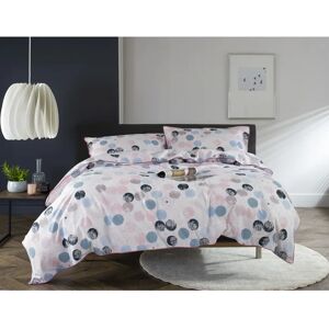 The Lyndon Company Othello Duvet Set blue/pink/white Kingsize - 2 Standard Pillowcases