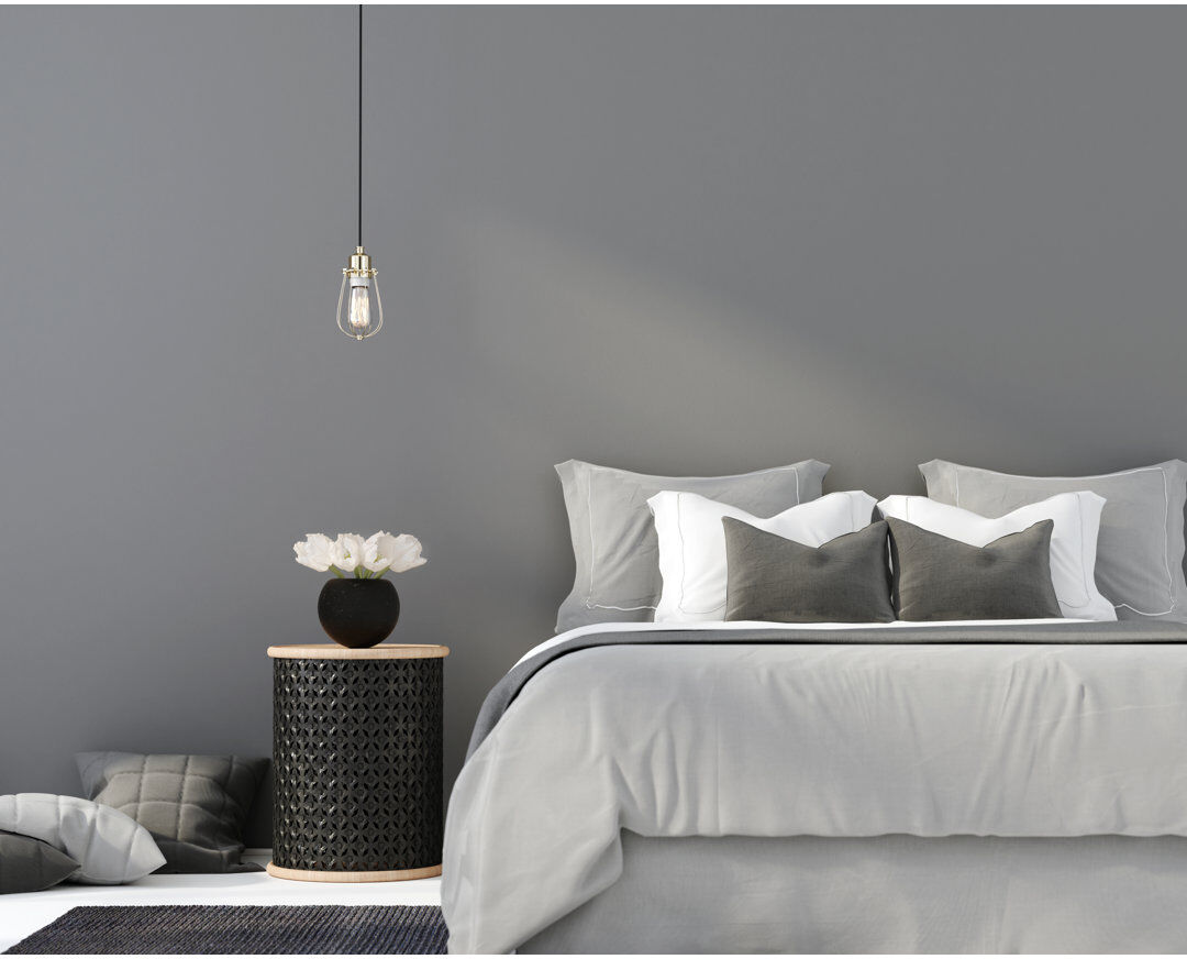 Symple Stuff Adalinn Egyptian Quality Cotton 200 TC Reversible Duvet Cover Set Silver Grey Super King Duvet Cover + 2 Standard Pillowcases