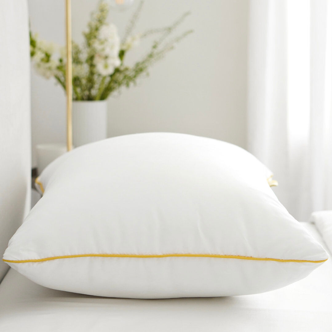 Brightr Nox Soft Down Alternative Neck Pain & Side Sleeper Pillow White
