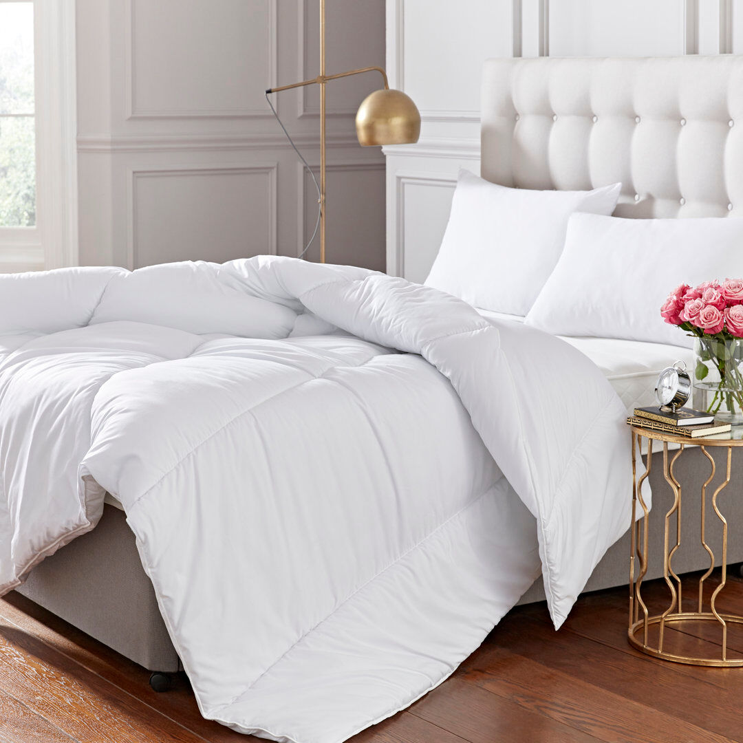 Silentnight Soft As Silk 10.5 Tog Duvet and Pillow Bed Set White Single