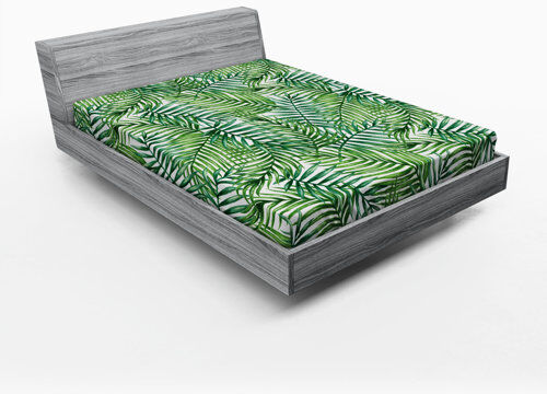 Ebern Designs Bien Floral Microfibre Fitted Sheet Ebern Designs Size: Double (4'6)  - Size: Super King (6') Ebern Designs Bien Floral Microfibre Fitted Sheet Ebern Designs Size: Double (4'6)  - Size: Super King (6')