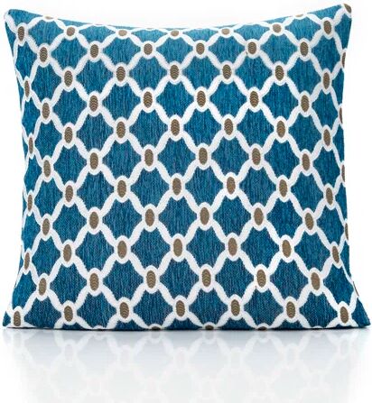 Corrigan Studio Cowie Cushion with Filling Corrigan Studio Colour: Teal, Size: 55 cm H x 55 cm W x 15 cm D  - Size: 1cm H X 40cm W X 22cm D