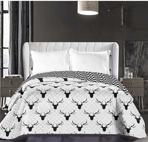 Ebern Designs Hollin Hypnosis Bedspread Ebern Designs Size: W220 x L240cm  - Size: Ebern Designs Hollin Hypnosis Bedspread Ebern Designs Size: W220 x L240cm  - Size: