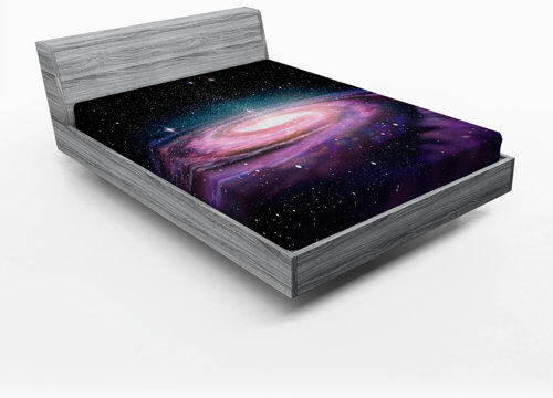 Ebern Designs Lovallo Abstract Microfibre Fitted Sheet Ebern Designs Size: Kingsize (5')  - Size: 40cm H X 118cm W X 30cm D Ebern Designs Lovallo Abstract Microfibre Fitted Sheet Ebern Designs Size: Kingsize (5')  - Size: 40cm H X 118cm W X 30cm D