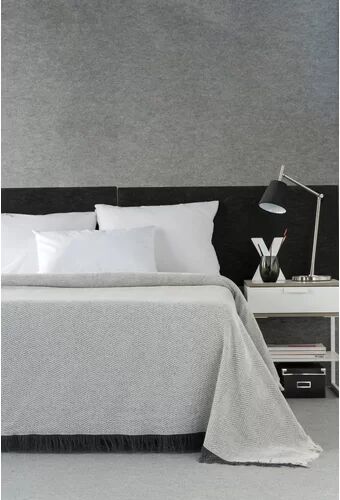 August Grove Fernandez Blanket August Grove Colour: Grey, Size: W230 x L270cm  - Size: 40cm H X 60cm W X 1cm D