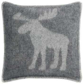 Union Rustic Janelle Moose Wool Cushion Cover Union Rustic  - Size: 49cm H X 93cm W X 85cm D Union Rustic Janelle Moose Wool Cushion Cover Union Rustic  - Size: 49cm H X 93cm W X 85cm D