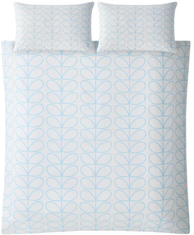 Orla Kiely Linear Stem 200 TC Percale Duvet Cover Orla Kiely Size: Double, Colour: Neptune Blue  - Size: 229 W x 183 D cm Orla Kiely Linear Stem 200 TC Percale Duvet Cover Orla Kiely Size: Double, Colour: Neptune Blue  - Size: 229 W x 183 D cm