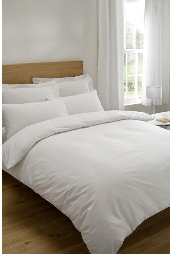 Symple Stuff 200 TC Percale Duvet Cover Set (Set of 3) Symple Stuff Size: King, Colour: White  - Size: 28cm H X 38cm W X 19cm D Symple Stuff 200 TC Percale Duvet Cover Set (Set of 3) Symple Stuff Size: King, Colour: White  - Size: 28cm H X 38cm W X 19cm D