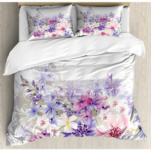 Fleur De Lis Living Gain 350 TC Duvet Cover Set Fleur De Lis Living Size: Double - 2 Standard Pillowcases  - Size: Single - 1 Standard Pillowcase Fleur De Lis Living Gain 350 TC Duvet Cover Set Fleur De Lis Living Size: Double - 2 Standard Pillowcases  - Size: Single - 1 Standard Pillowcase