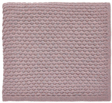 Peacock Blue Hotel Real Knit Throw Peacock Blue Hotel Colour: Dusky Pink  - Size: Double Peacock Blue Hotel Real Knit Throw Peacock Blue Hotel Colour: Dusky Pink  - Size: Double