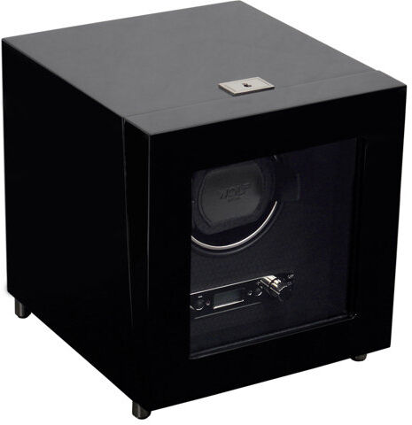 Wolf Savoy Single Watch Winder WOLF Colour: Black  - Size: 69cm H X 209cm W X 110cm D Wolf Savoy Single Watch Winder WOLF Colour: Black  - Size: 69cm H X 209cm W X 110cm D